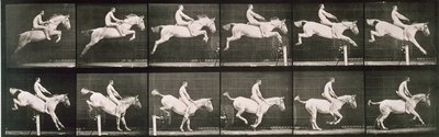 Man and horse jumping a fence, plate 643 from 